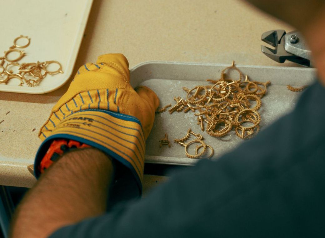 Gold Casting snipping